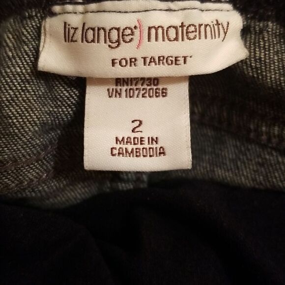 Liz Lange for Target Maternity Jeans with Panel Size 2 - Picture 6 of 8